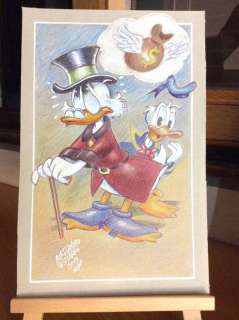 Alessandro Gottardo | Uncle Scrooge - â€œDenaro volatileâ€ - Page volante - Exemplaire unique - (2019) | Catawiki