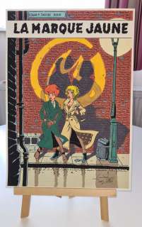 Di Matteo, Leonardo | Di Matteo, Leonardo - Dessin original couleur - Hommage Ã  Jacobs, Walthéry et Wasterlain - (2021) | Catawiki