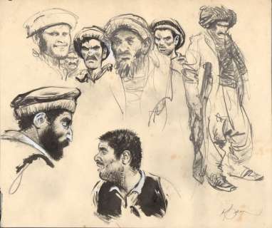 Follet, René | Follet, René Des croquis originales pour Â« L’Etoile du soldat Â» - (2007) | Catawiki