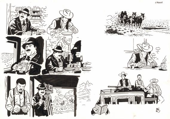 Brüno | Lucky Luke, 2025 - Dakota 1880 | Huberty Breyne Gallery