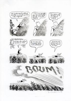 Catherine Meurisse | LE CLAN DE WALDEN – PLANCHE ORIGINALE 107 | Galerie Barbier