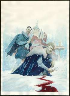 Stefano Carloni - Couverture originale - Uraniborg, 1594. La Bête de l‘île - Les Savants