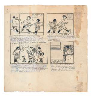 Hergé | FLUP, NÉNESSE, POUSSETTE ET COCHONNET, 1928 | Christie’s