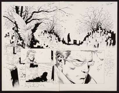 Original Art from X-Men #151 (2004) Pages 21-22 Pencils by Marc Silvestri, Specific Inker Not Credited | mycomicshop.com