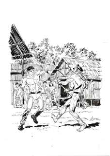 Roberto Diso - - Roberto Diso - Cover Originale - Mister No n. 289 "Cuore selvaggio" - (1999)