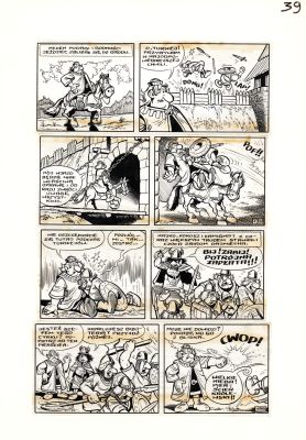Janusz Christa | Kajko i Kokosz. Woje Mirmiła, strona 39 | Galeria Komiksu