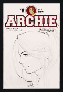 Betty Cooper on Archie (2015) #1V Sketch Cover by Idan Knafo Kerbis | mycomicshop.com