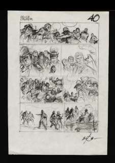 Follet, René | Follet, René - Planche originale crayonnée - Bruce J. Hawker - Le Royaume des enfers - (1996) | Catawiki