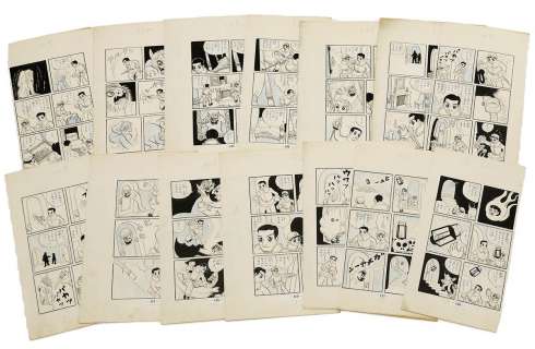 Omori Yasuyoshi Hand-Drawn Manuscript - 14 Pages | Mandarake (Big Web)