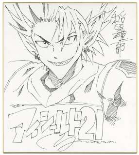 Riichiro Inagaki / Yusuke Murata Hand-Drawn Shikishi "Eyeshield 21" | Mandarake (Big Web)