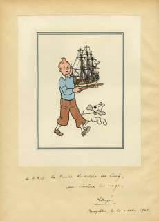 Hergé (1907 - 1983) | Tintin, Milou et la Licorne | Christie’s