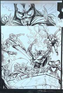 Mike Deodato - Neal Adams | The Hybrids - Mike Deodato / Neal Adams - Original Artwork Hybrids Page - Exemplaire unique - (1994) | Catawiki