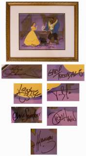 Disney Limited Edition Sericel of ’’Reflection of Love’’ From ’’Beauty and the Beast’’ -- Signed by Seven of the Animators & Directors on the 1991 Academy Award Winning Film | Nate Sanders