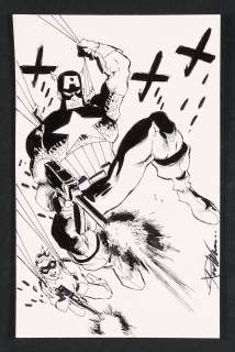 Captain America and Bucky Sketch by Ron Williams | mycomicshop.com
