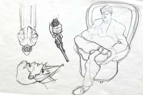 Angelo Stano | Angelo Stano - original sketch “Dylan Dog” | Catawiki