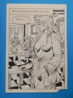 Silio Romagnoli | Corna Vissute n. 60 - Silio Romagnoli - 21x Tavola Originale Vintage "La vergine stronza - Page volante - Exemplaire unique - (1986) | Catawiki