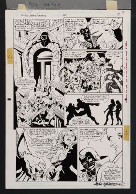 Original Art from Justice League America #105 (1995) Page 5 Pencils by Chuck Wojtkiewicz, Inks by Drew Geraci | mycomicshop.com