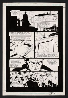 Original Art from Robin #118 (2003) Page 9 Pencils by Pete Woods, Inks by Andrew Pepoy | mycomicshop.com
