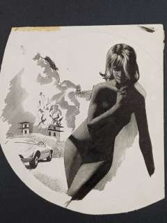 Karel Thole | Karel Thole - Una donna esplosiva - Page volante - Exemplaire unique | Catawiki