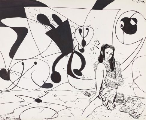 Paul Pope | Cover of Buzz Buzz Magazine, 1996 | Philippe Labaune Gallery