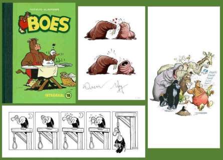 Wil Raymakers, Thijs Wilms | Boes - Luxe editie Boes Integraal deel 13 - Genummerd 11/80 - Met originele strook + ex-libris - Cartonné - EO (2021) | Catawiki