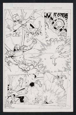 Jim Starlin, Andy Smith | Original Art from Thanos: The Infinity Relativity (2015) Page 42 Pencils by Jim Starlin, Inks by Andy Smith | mycomicshop.com (Buy It Now)