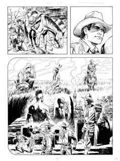 Roberto de Angelis - | Roberto De Angelis - Tavola Originale - Tex Willer n. 2 "La banda di Red Bill" - (2018) | Catawiki