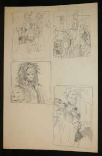 Armando Gil | Young People Panel Pencil Layout | Anthony’s Comic Book Art