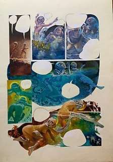 Fernando Fernández (Barcelona 1940-2010) | Fernández, Fernando - Original page of Zora y los Hibernautas - (1980) | Catawiki