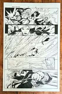 Manuel Garcia Garcia Reginald Hudlin - Black Panther - Original art pp 18 issue 20 + patch panel 4
