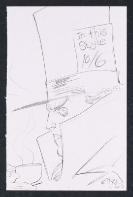 Ethan Van Sciver | Mad Hatter Sketch | mycomicshop.com (Buy It Now)