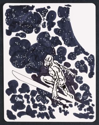 Seth Damoose | Silver Surfer Commission by Seth Damoose | mycomicshop.com