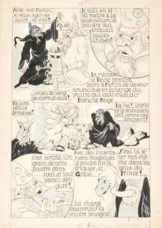 Chott (Mouchot) - CHOTT Â«Blanche NeigeÂ» 3 planches Lot de trois planches Ã  l‘encre de Ch