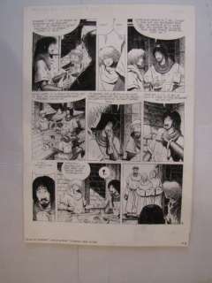 Cayman, Thierry | Original page  - Sylvain de Rochefort  - L’eau et le sang  - (1989) | Catawiki