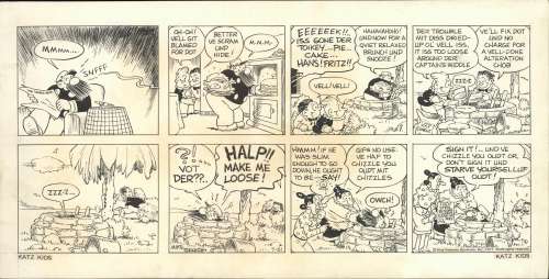 Senich-Katz Kids, Daily Strip Art (7/31/1977) | Russ Cochran