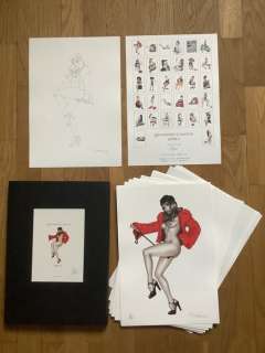 Giovanna Casotto | Giovanna Casotto - Portfolio Girls con disegno originale inedito - Page volante - EO - (2021) | Catawiki