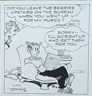 Chic Young | Blondie - Blondie - Page volante - Exemplaire unique - (1963/1963) | Catawiki