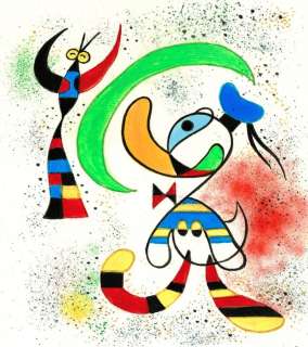 Tony Fernandez, Disney Artist | Donald Duck Inspired By Joan Miró’s "La nuit" (1974) - Original Painting - Tony Fernandez Signed - Acrylic Art - Original Artwork | Catawiki