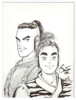 King Gonta Hand-Drawn Illustration "Souten Kouro (Beyond the Heavens)" Grandson Brothers | Mandarake (Big Web)