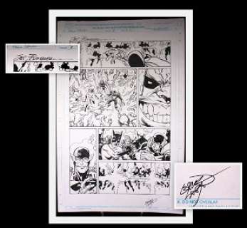 Sal Buscema Original Defenders Comic Book Art | Taurus Auctions