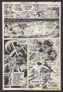 WEREWOLF BY NIGHT Issue #9 Interior Page | ComicConnect