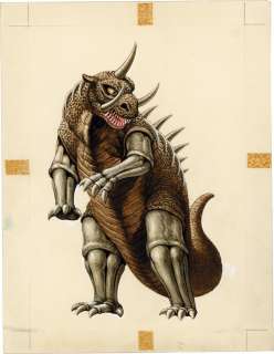 Yoshio Watanabe Handwritten color manuscript "Spectreman" Galleron | Mandarake (Big Web)