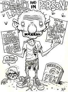 Rick Parker - deadboy & zombie hugeÂÂ comic convention poster art