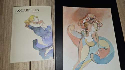 Corboz, Yannick | Corboz, Yannick - Dessin original couleur - Aquarelles - (2014) | Catawiki