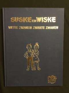 Studio Vandersteen | Suske en Wiske - Witte zwanen, zwarte zwanen - Luxe uitgave Albert Heijn met opdrachttekening - Cartonné - EO - (1987) | Catawiki