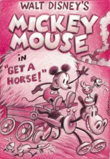 Joan Vizcarra | Mickey Mouse: Get a Horse! - Original Painting - Joan Vizcarra - Acrylic Art - Original Artwork - No reserve price! | Catawiki