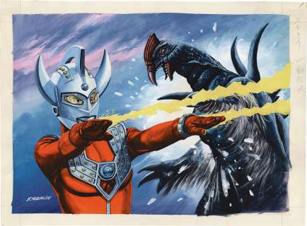 Noritsuna Maemura Hand-Drawn Illustration "Ultraman Taro" | Mandarake (Big Web)