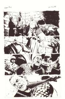 Michael Lark - Captain America #4 P. 17 / 18 - Flashback To Baron Zemo Torturing Cap & Bucky - 2005