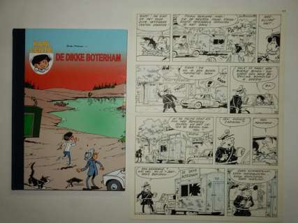 Mau, Bob | Kari Lente - Luxe album met originele pagina - De dikke boterham - Oplage: 30 ex. - Cartonné - EO - (2008) | Catawiki