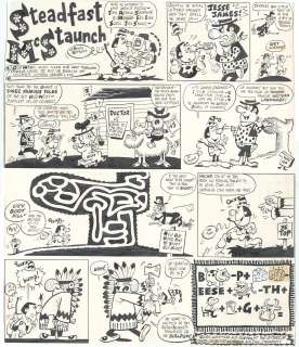 Gifford - Steadfast McStainch 12/13/? Original Comic Book Art | Russ Cochran